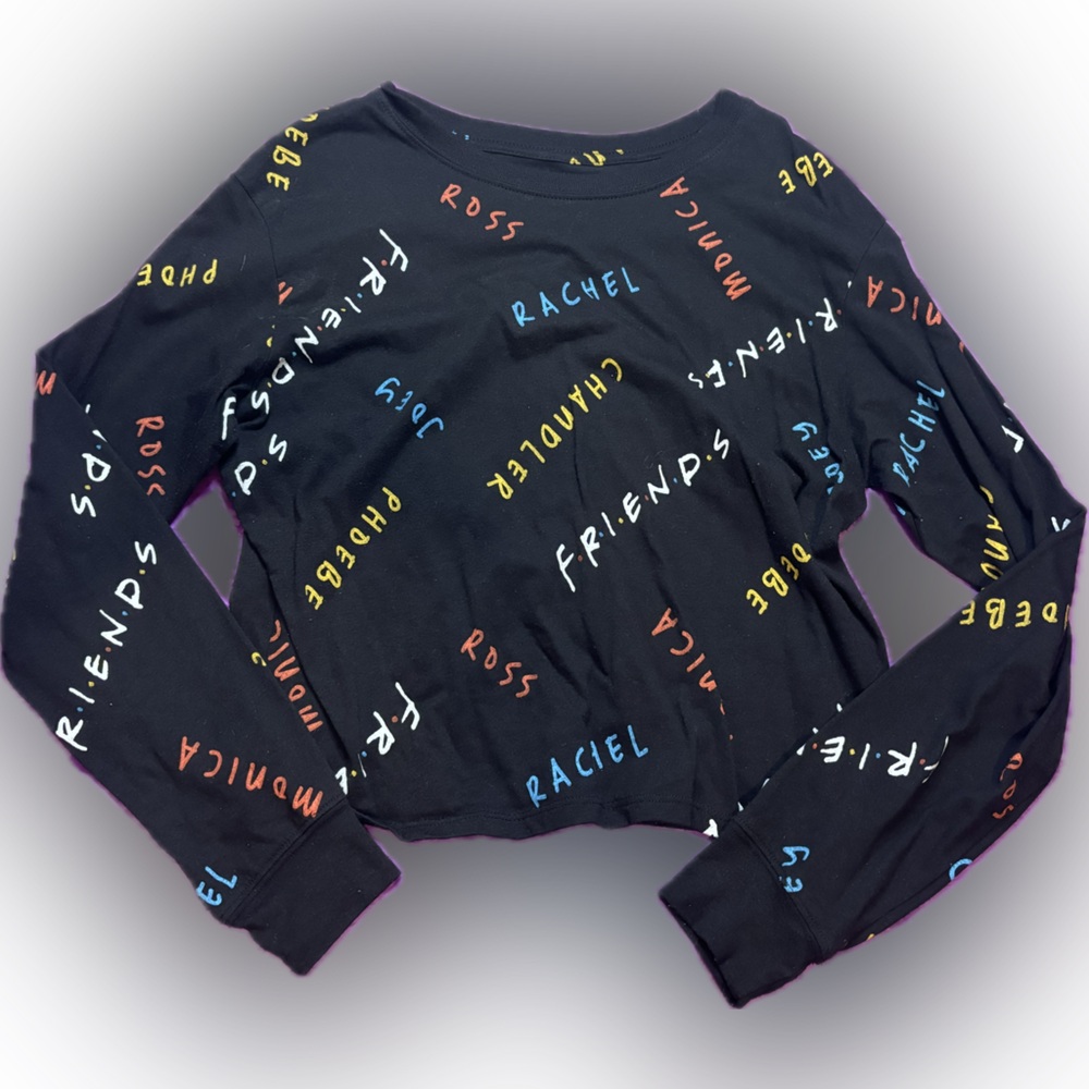 Cropped FRIENDS long sleeve shirt